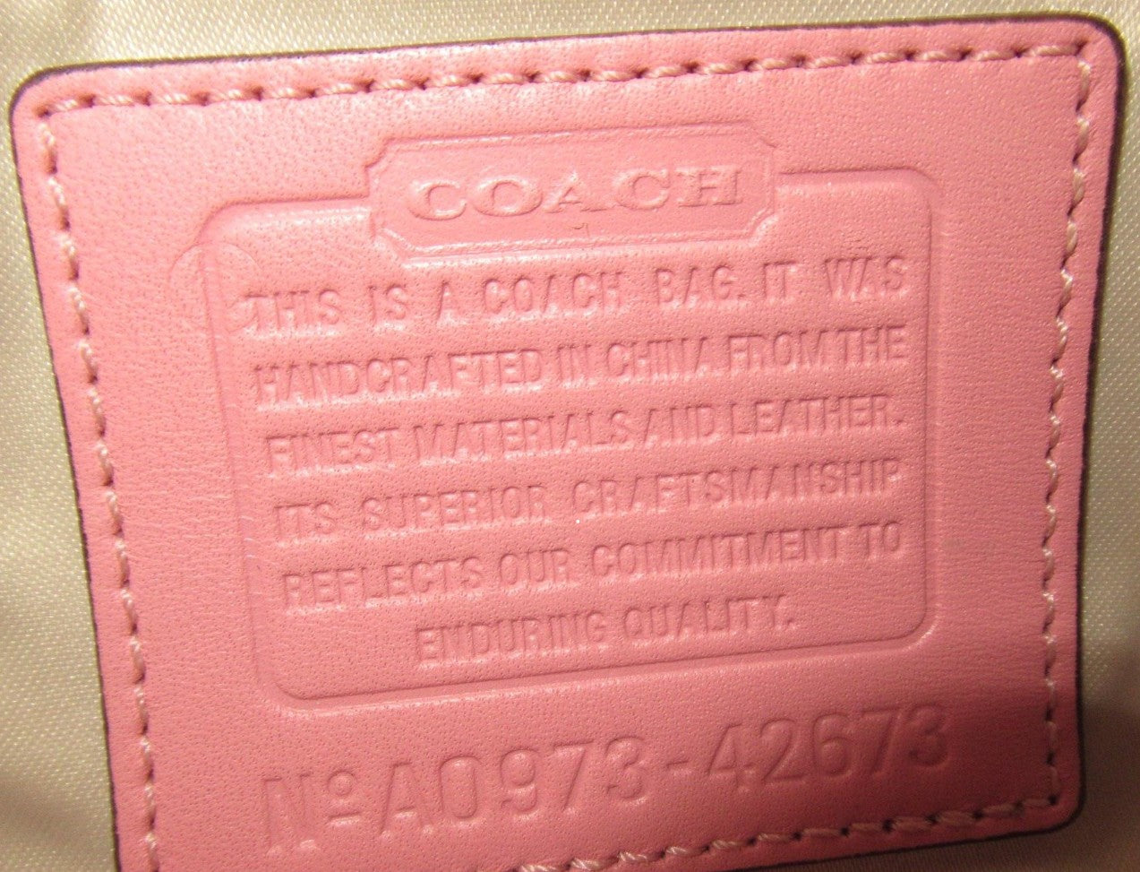 Pristine Vintage 2009 Coach Parker Tattoo Canvas Kisslock Hobo Bag 13621