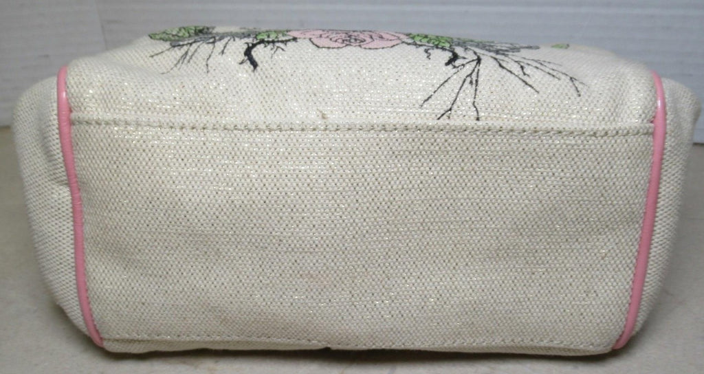 Pristine Vintage 2009 Coach Parker Tattoo Canvas Kisslock Hobo Bag 13621